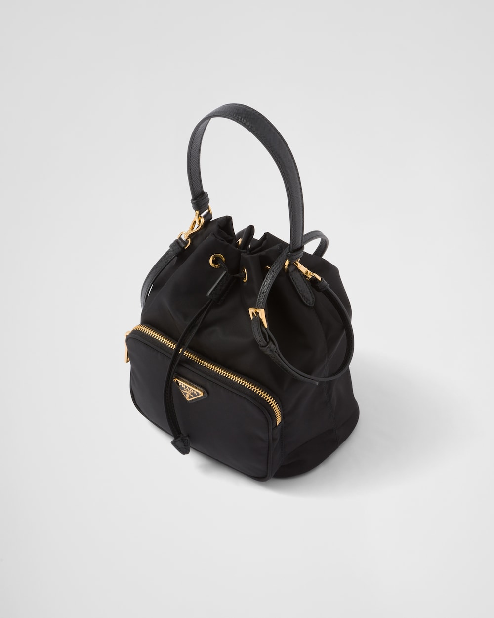 Prada Duet Re-Nylon Bucket Bag - Image 5
